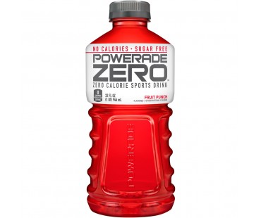 Powerade Zero Zero Calorie Fruit Punch Sports Drink 32 Fl Oz Plastic Bottle Powerade Zero Zero Calorie Fruit Punch Sports Drink 32 Fl Oz Plastic Bottle
