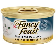 Fancy Feast Beef Feast In Gravy Cat Food 3 Oz Pull-Top Can