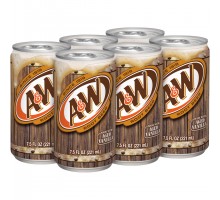 A & W Soda 7.5 Fl Oz Can 6 Pack