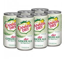 Canada Dry Diet Soda 7.5 Fl Oz Can 6 Pack