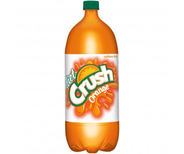 Crush Diet Orange Soda 2 Liter Bottle