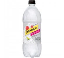 Schweppes Raspberry Lime Sparkling Water 1 Liter Bottle