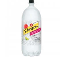 Schweppes Raspberry Lime Sparkling Seltzer Water 2 Liter Bottle
