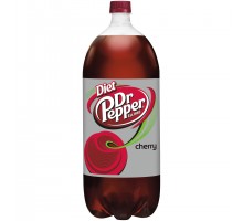 Dr Pepper Cherry Diet Soda 2 Liter Bottle