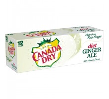 Canada Dry Diet Soda 12 Fl Oz Can 12 Box