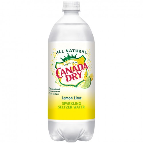 Canada Dry Lemon Lime Sparkling Water 1 Liter Bottle