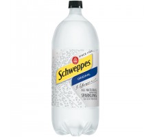 Schweppes Original Sparkling Seltzer Water 2 Liter Plastic Bottle