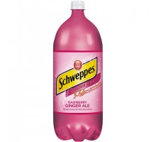 Schweppes Raspberry Ginger Ale 2 Liter Plastic Bottle