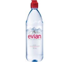 Evian Natural Spring Water 25.4 Fl Oz Bottle
