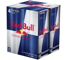Red Bull Energy Drink 8.4 Fl Oz Can 4 Box