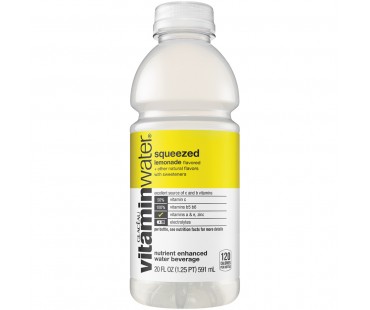 Glaceau Vitaminwater Squeezed Lemonade Nutrient Enhanced 20 Fl Oz Bottle