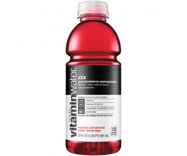 Glaceau Vitaminwater Xxx Acai-Blueberry-Pomegranate 20 Fl Oz Bottle