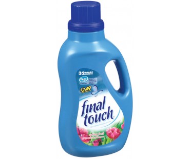 Final Touch Spring Fresh 32 Loads Fabric Softener Liquid 64 Oz Plastic Jug