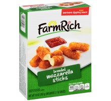 Farm Rich Breaded Mozzarella Sticks 10 Oz Box