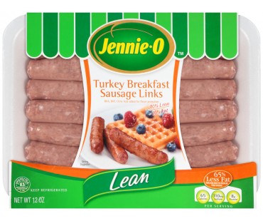 Jennie-O Lean Turkey Breakfast Sausage Links 12 Oz Tray