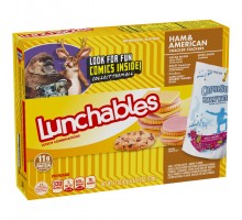 Oscar Mayer Lunchables Ham & American Cracker Stackers With 6 Fl Oz Capri Sun Roarin' Waters Lunch Combinations 3.1 Oz Tray