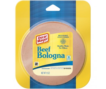 Oscar Mayer Cold Cuts Beef Bologna 8 Oz Peg