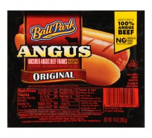 Ball Park Angus Beef Original Franks 14 Oz Pack