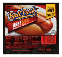 Ball Park Beef Franks 15 Oz Pack