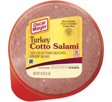 Oscar Mayer Cold Cuts Turkey Cotto Salami 16 Oz Well