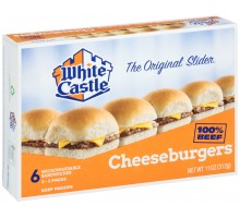 White Castle Microwaveable 100% Beef Cheeseburgers 11 Oz Box