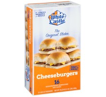 White Castle Microwaveable 100% Beef Cheeseburgers 29.28 Oz Box