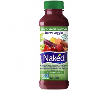 Naked Juice Berry Veggie 100% Juice Smoothie 15.2 Fl Oz Bottle
