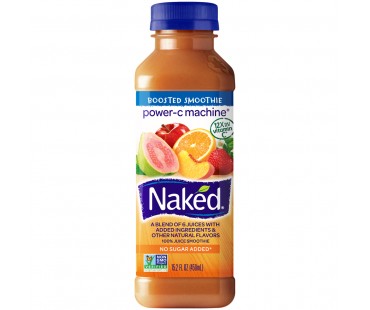 Naked Juice Power-C Machine 100% Juice Smoothie 15.2 Fl Oz Bottle