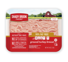 Shady Brook Ground Turkey Breast 99% Fat Free 16 Oz. Pkg.