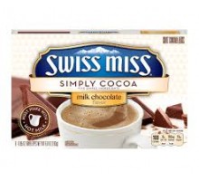 Swiss Miss Simply Cocoa Milk Chocolate 8Ct. - 6.8 Oz. Box 