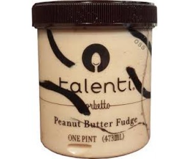 Talenti Peanut Butter Fudge Sorbetto Ice Cream 1 Pint Container
