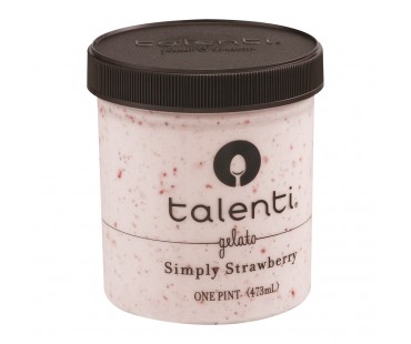 Talenti Gelato Simply Strawberry 1 Pint Container
