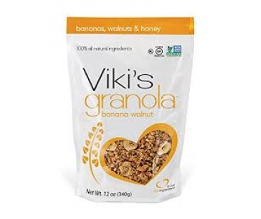 Viki's Granola Banana Walnut 12 Oz. Bag